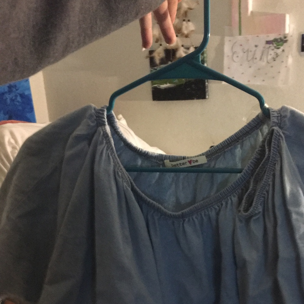 Off the shoulder crop top